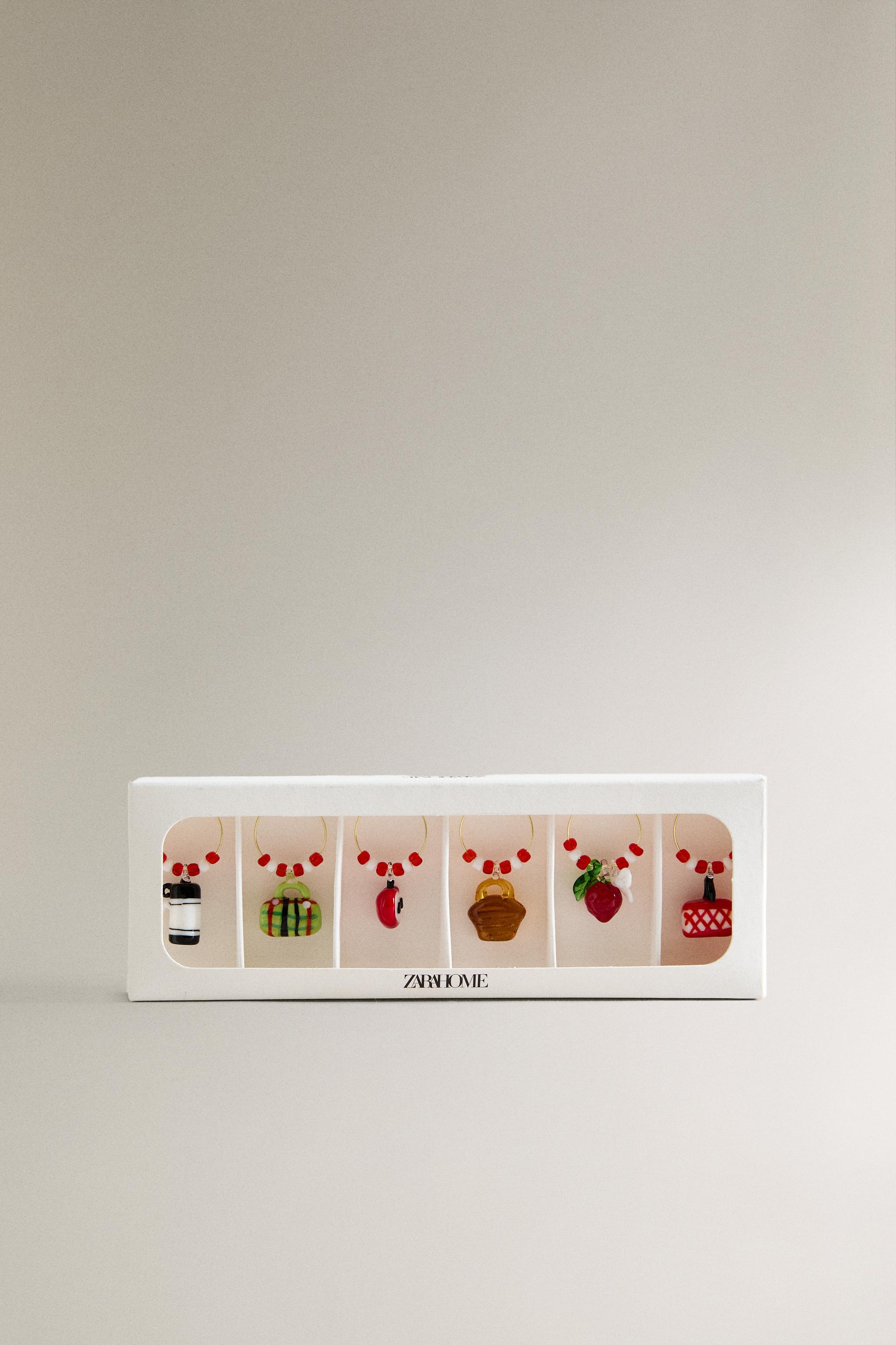 LOT MARQUE-VERRES À VIN PIQUE-NIQUE (LOT DE 6)